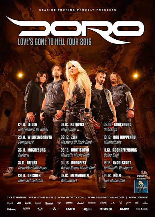 DORO - Love´s Gone To Hell Tour 2016